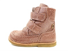 Bisgaard winter boot Elba rose flowers with velcro and TEX
